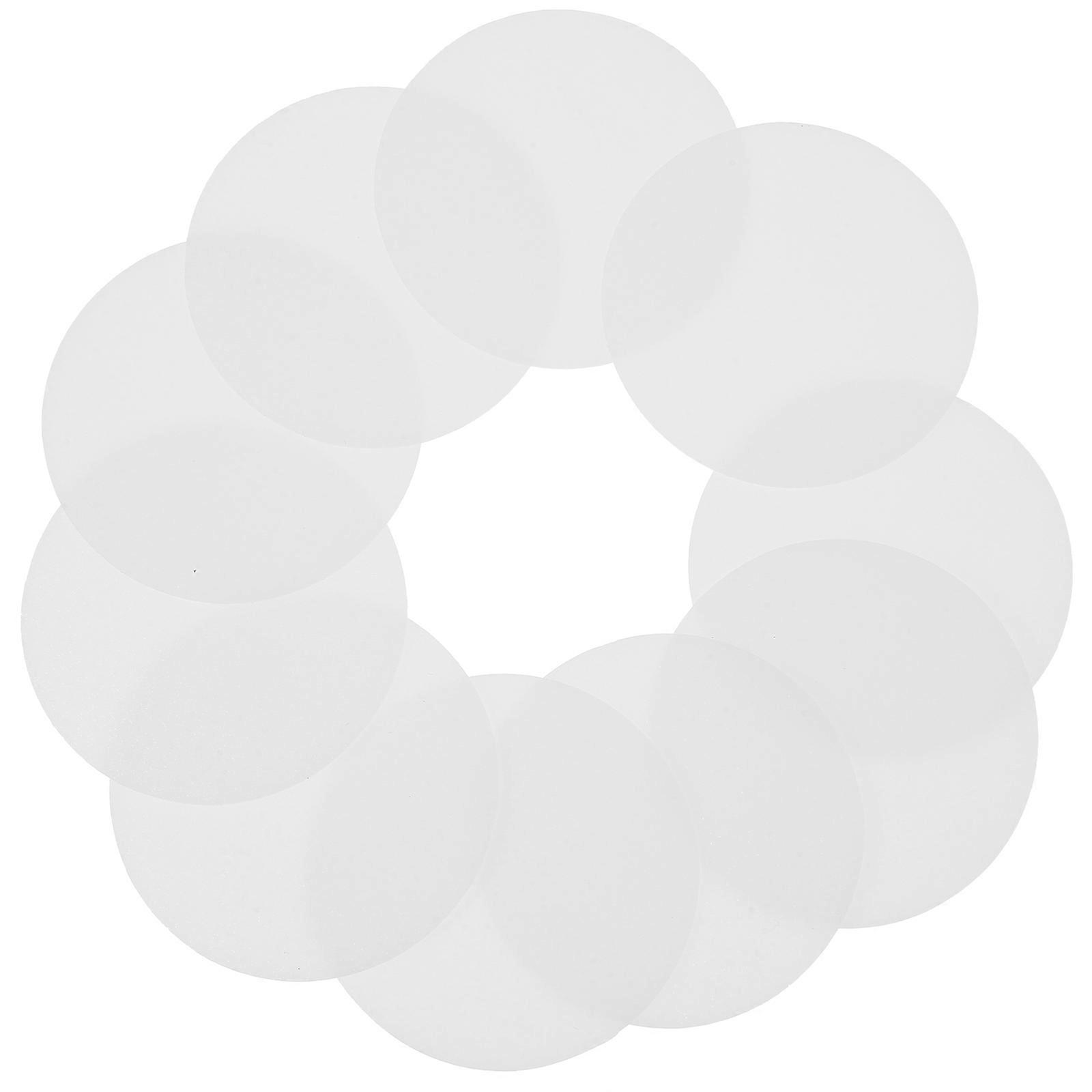 Downlight Diffusion Plates Replacement Cover for Lampshade White PC Material 20 Pieces