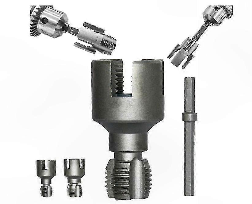 Thread Repair Tool for 1/2" 3/4" Pipes, Internal External Thread Cutter and Rethreading Solution