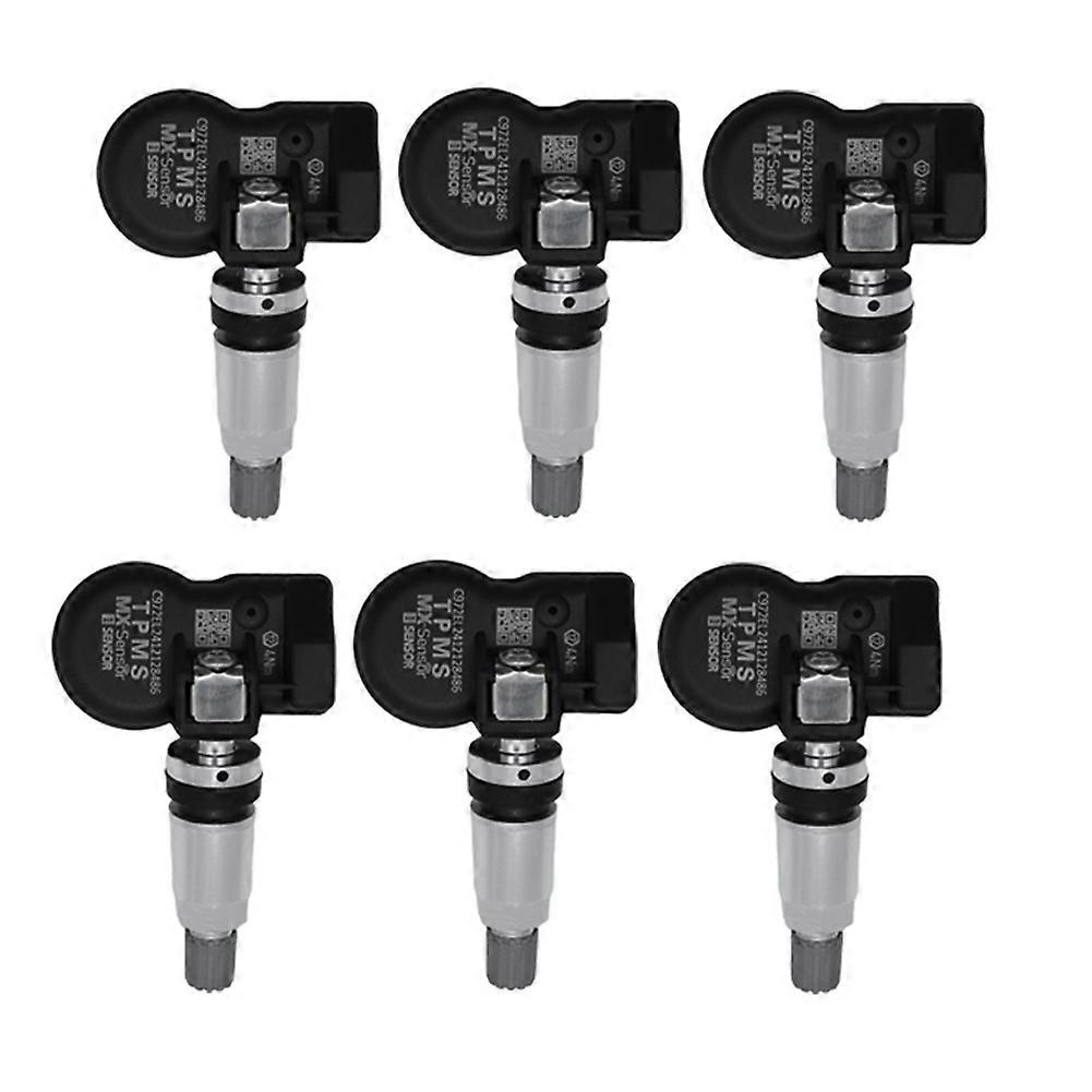 6pc Tire Pressure Sensor Programmable MX Sensor 315MHZ+433MHz 2 in 1 Universal Autel Tool TS408 TS508 ITS600 TPMS Sensor