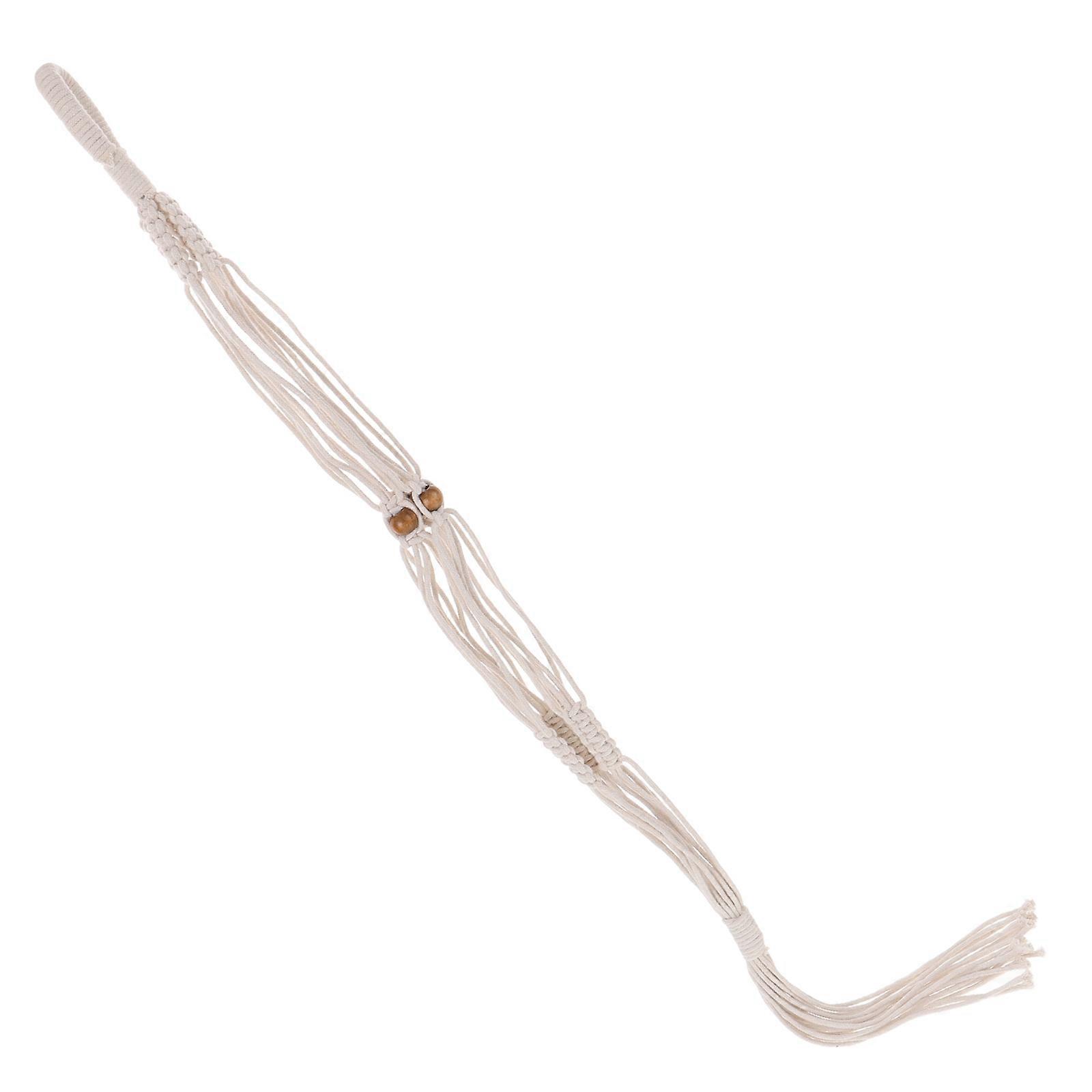 Support suspendu en macramé pour plantes d'intérieur