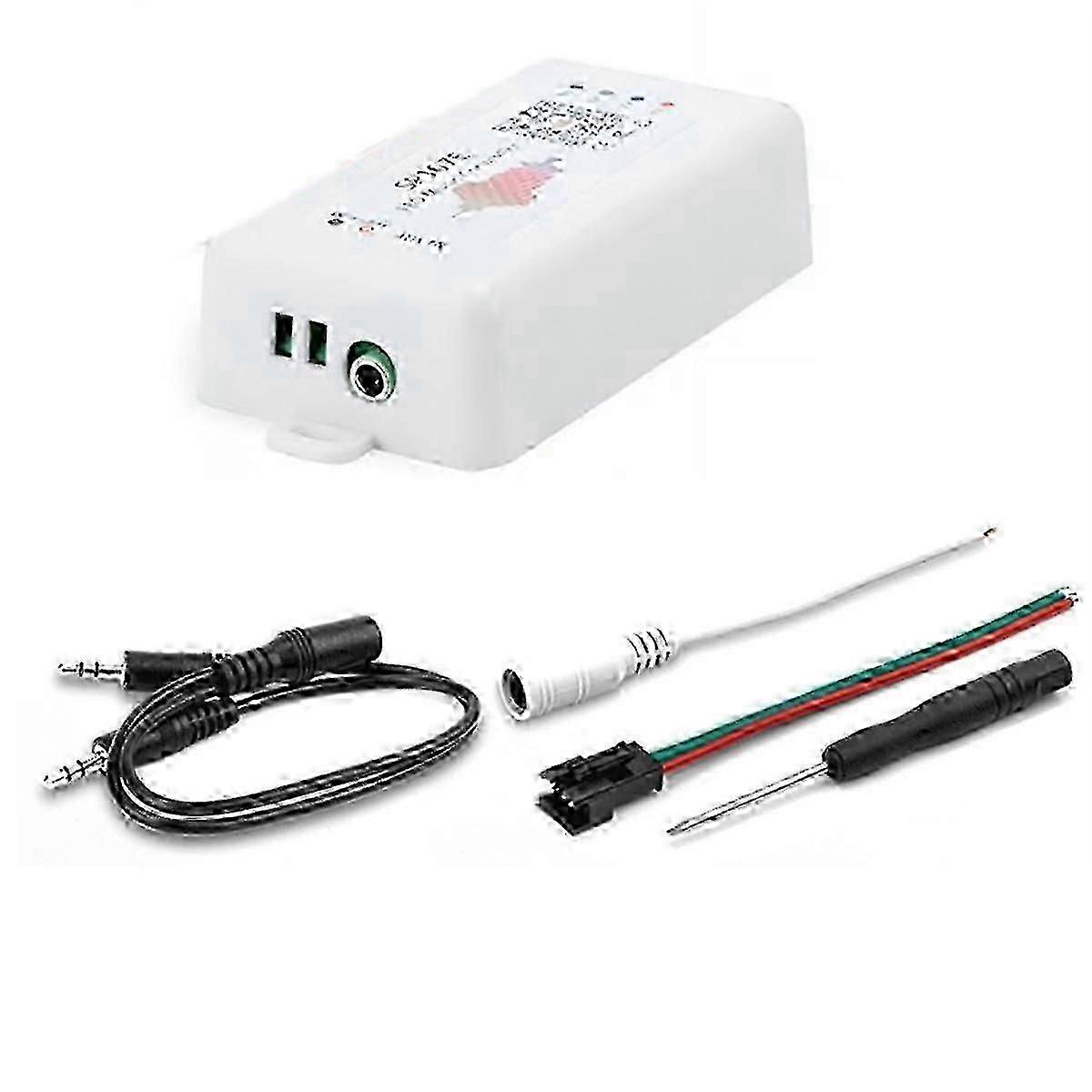 SP107E DC5-24V LED Music Controller with Wireless Bluetooth SPI Full Color Control