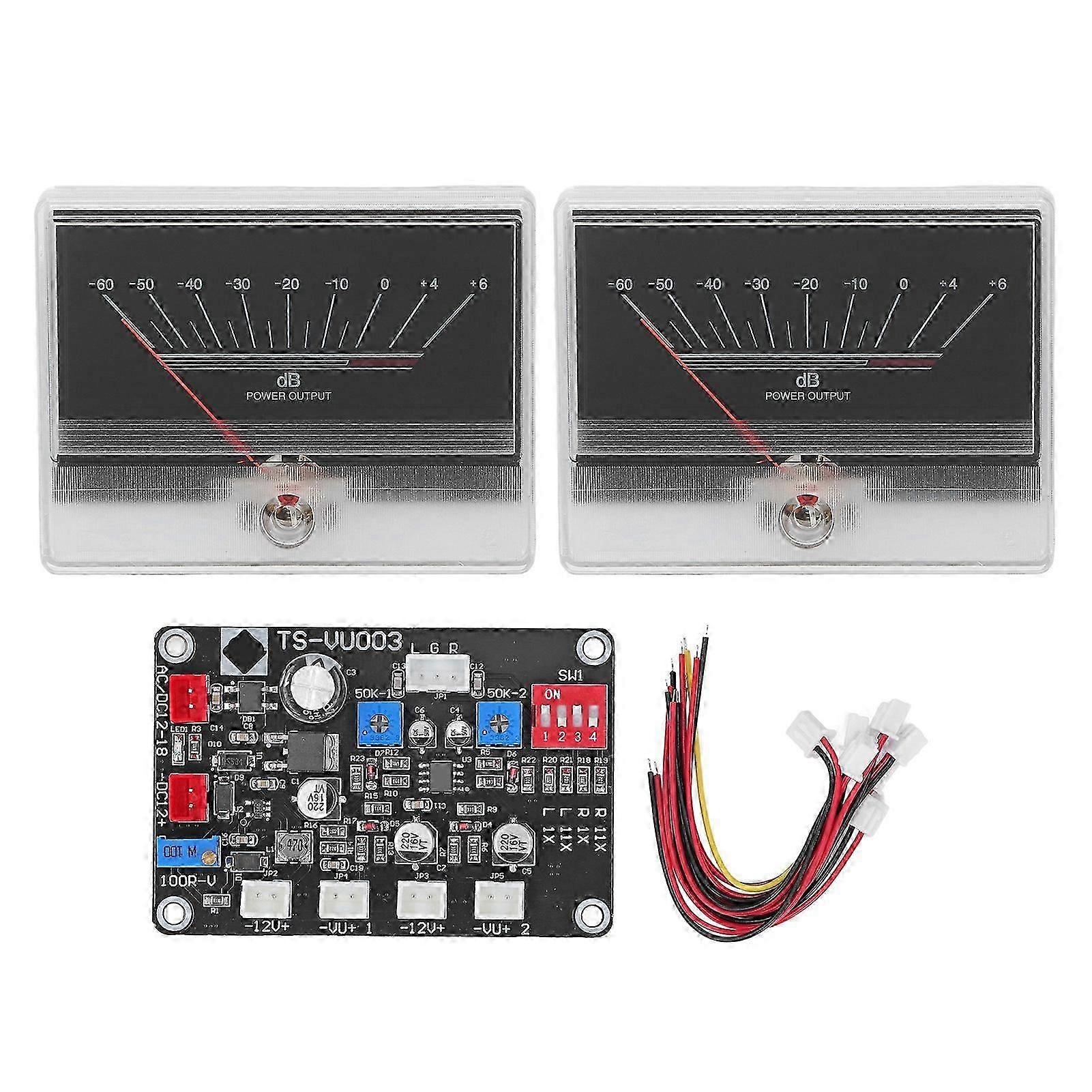 VU Meter Sound Audio Level Indicator Pre Amplifier Amp with Driver Board Set Kit