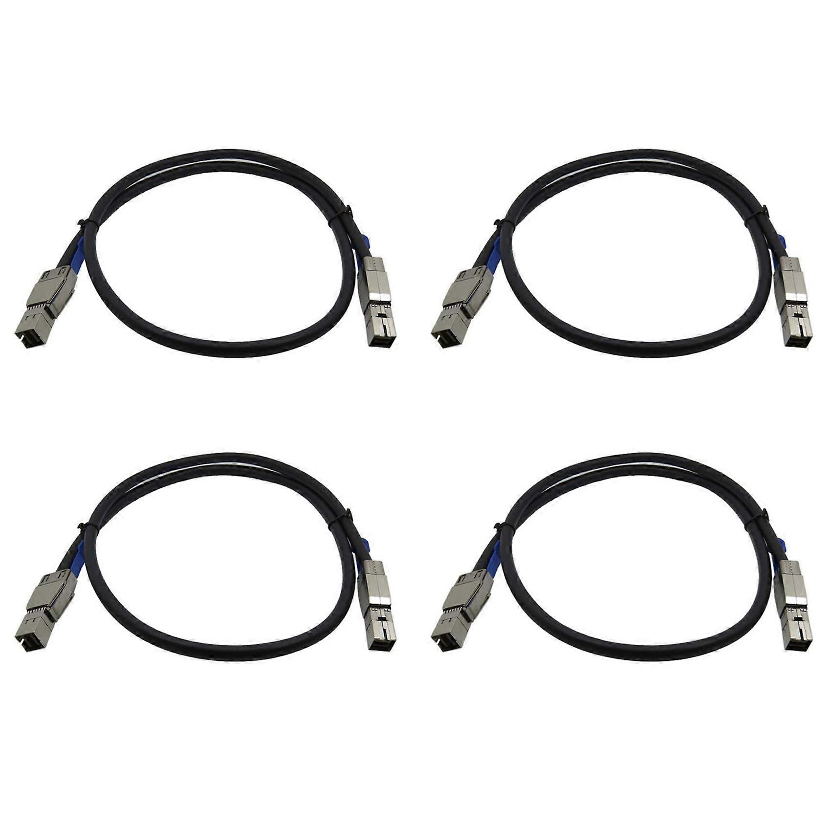 4X Mini SAS Digh Density Transfer Cable Mini SAS SFF-8644 to SFF-8644 Server External Hard Disk Data Cable