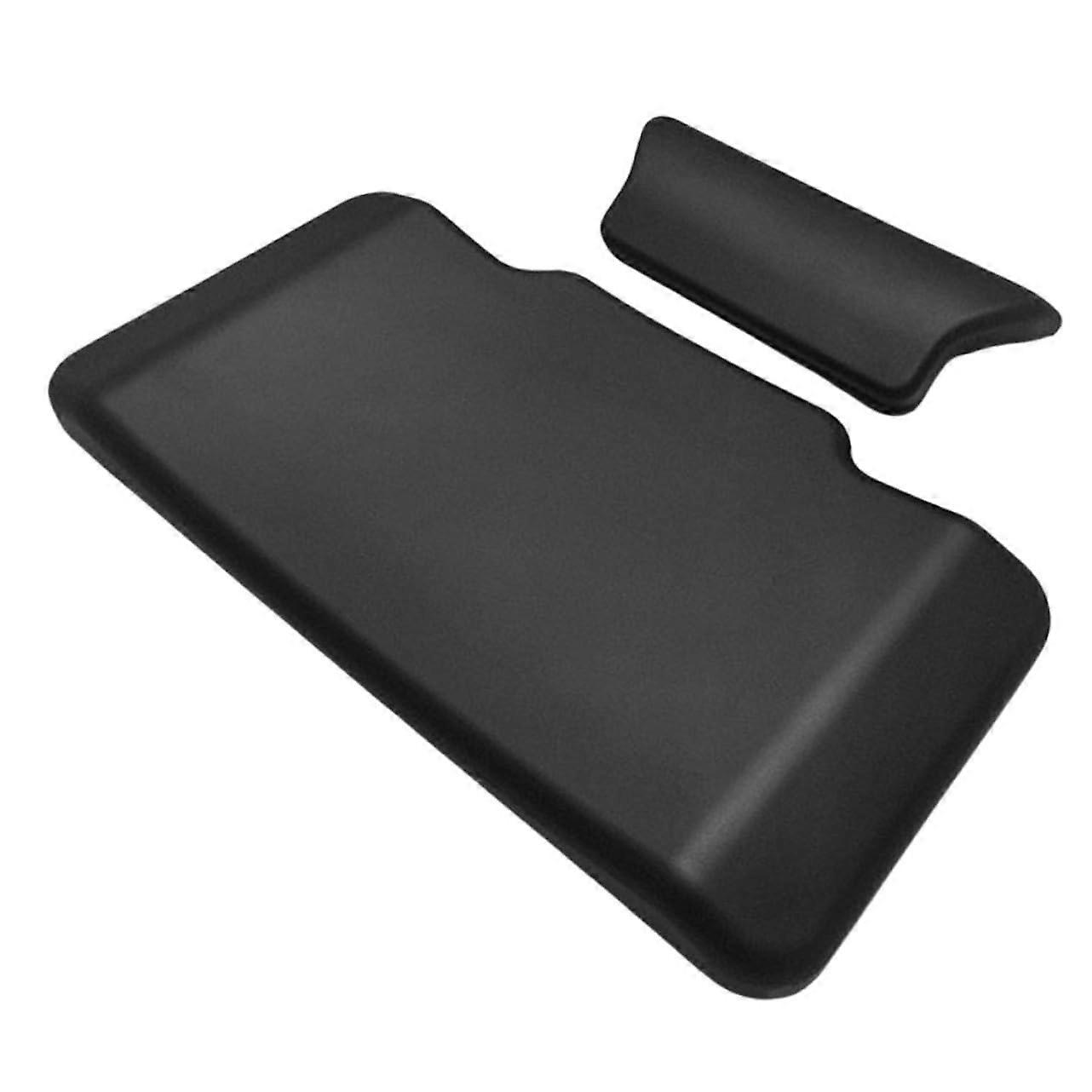 Universal Motorcycle Backrest Pillow with Ergonomic Lumbar Support and Breathable Cushion Design