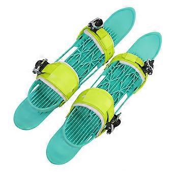Compacts Snow Shoe Snow Skates Equipment Adjustable for Different Foot Size and Thick Sock Snowboard Boot Ski Boot Multicolor