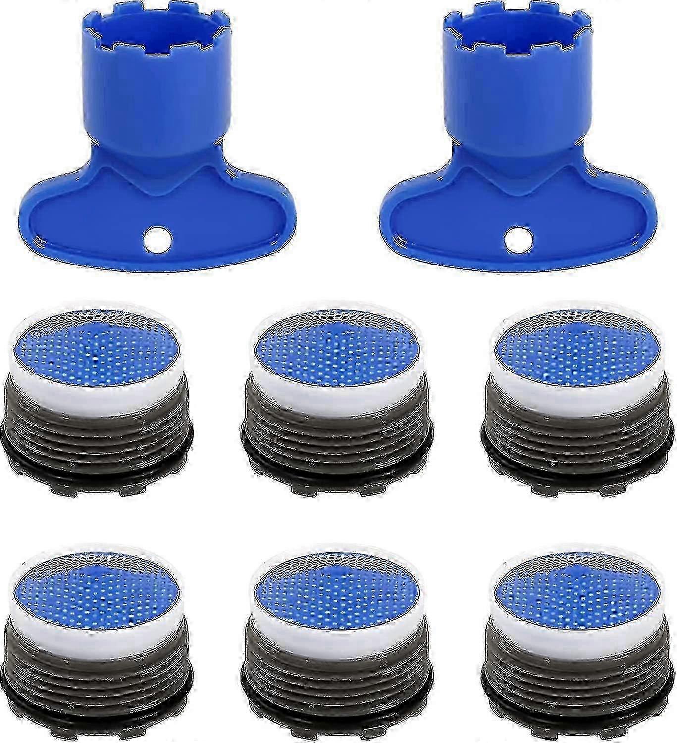 8 Pcs M16 Water Efficient Faucet Aerators With Removal Tool