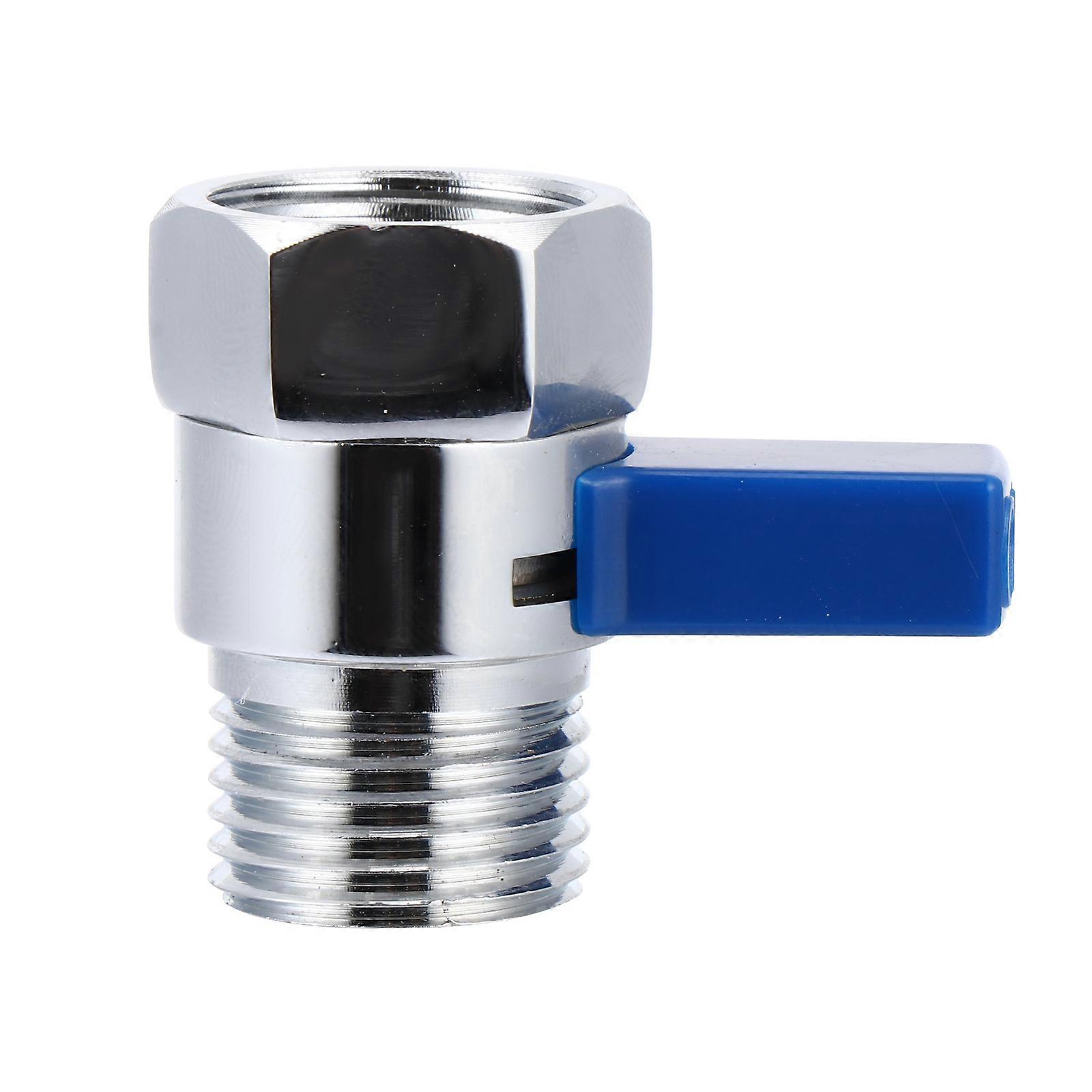 Bathroom Direct Shut-Off Valve Copper Shower Valve with Handle