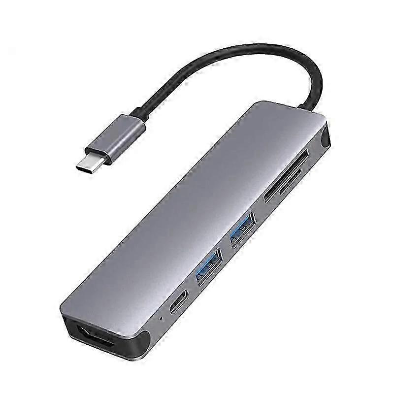 Type C Hub Docking Station 4K HD USB Notebook Six-in-one TYPE C Docking Station 25-26
