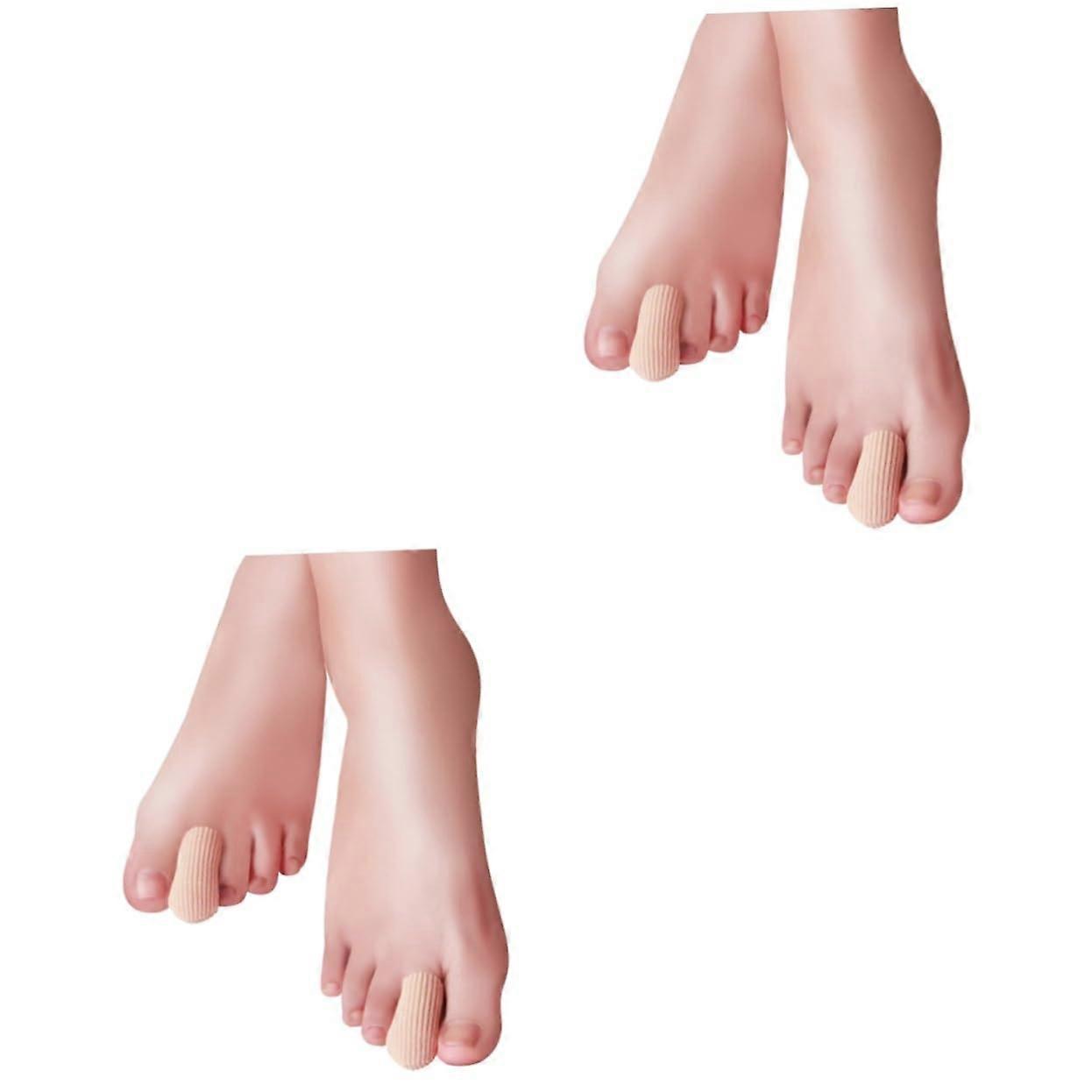 Toe Separators Gel Bunion Corrector with Cushioned Toe Alignment Sleeve for Overlapping Toes