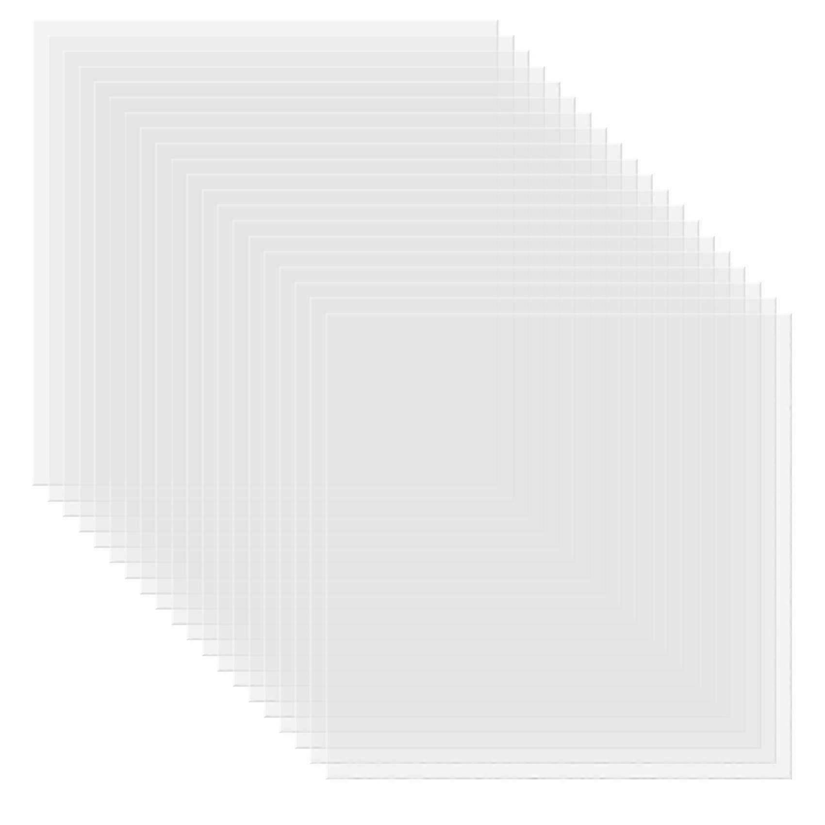 20Pcs Clear Mylar Stencil Sheets 12 inch Blank Stencil Material