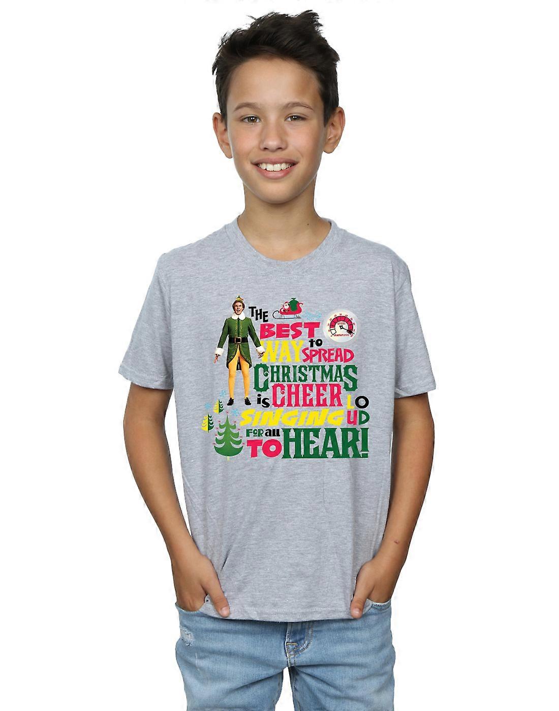 Elf pojat joulua Cheer t-paita