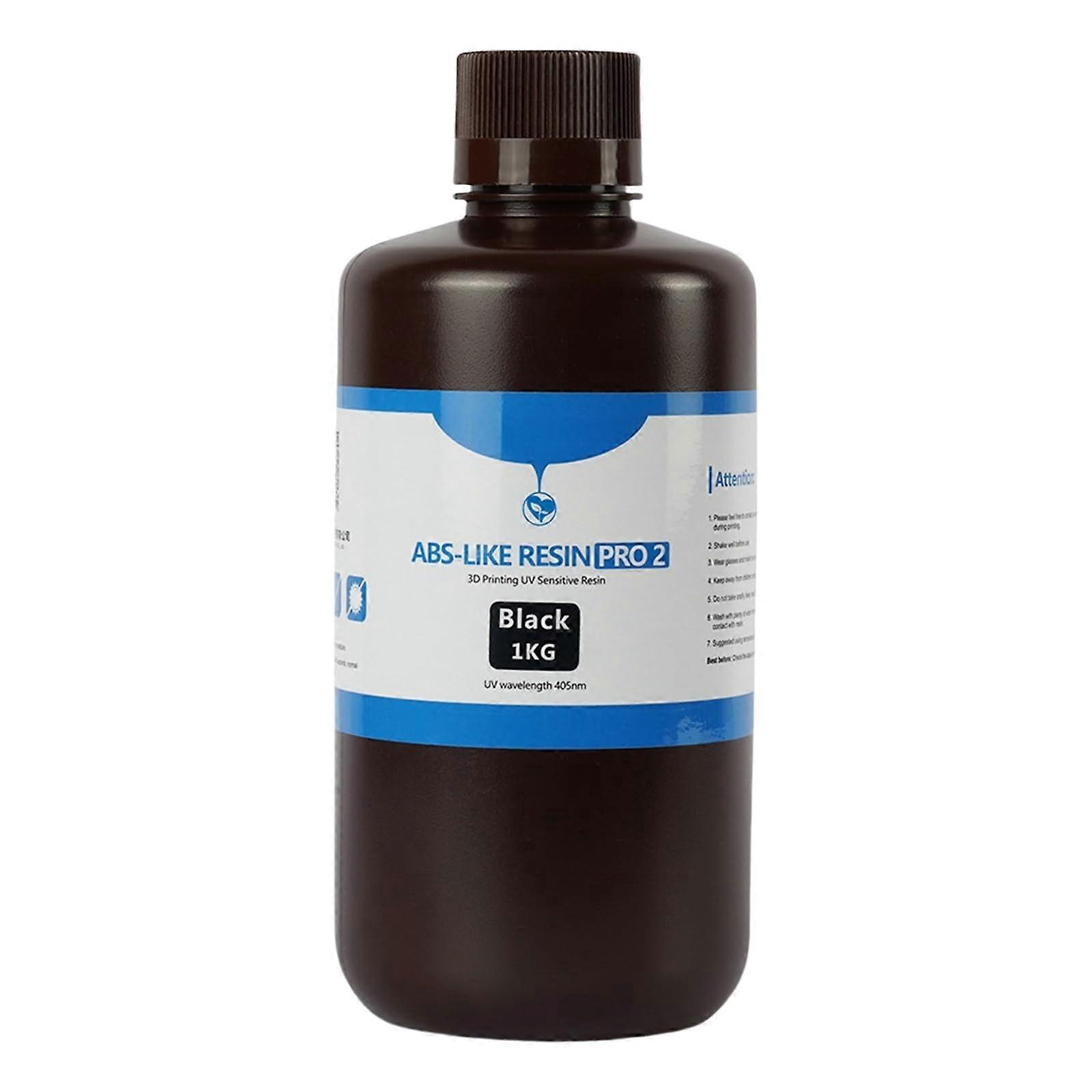 ABS Like Resin for 3D Printer  Strength Toughness Rapid UV Curing Low Odor Black