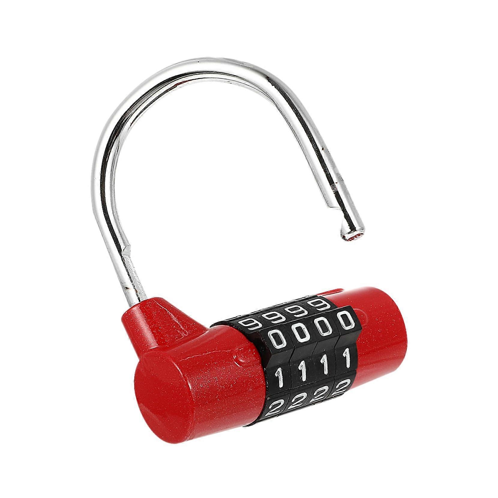 Weatherproof Combination Padlock Keyless Zinc Alloy 4Digit Security Small Cabinet Lock