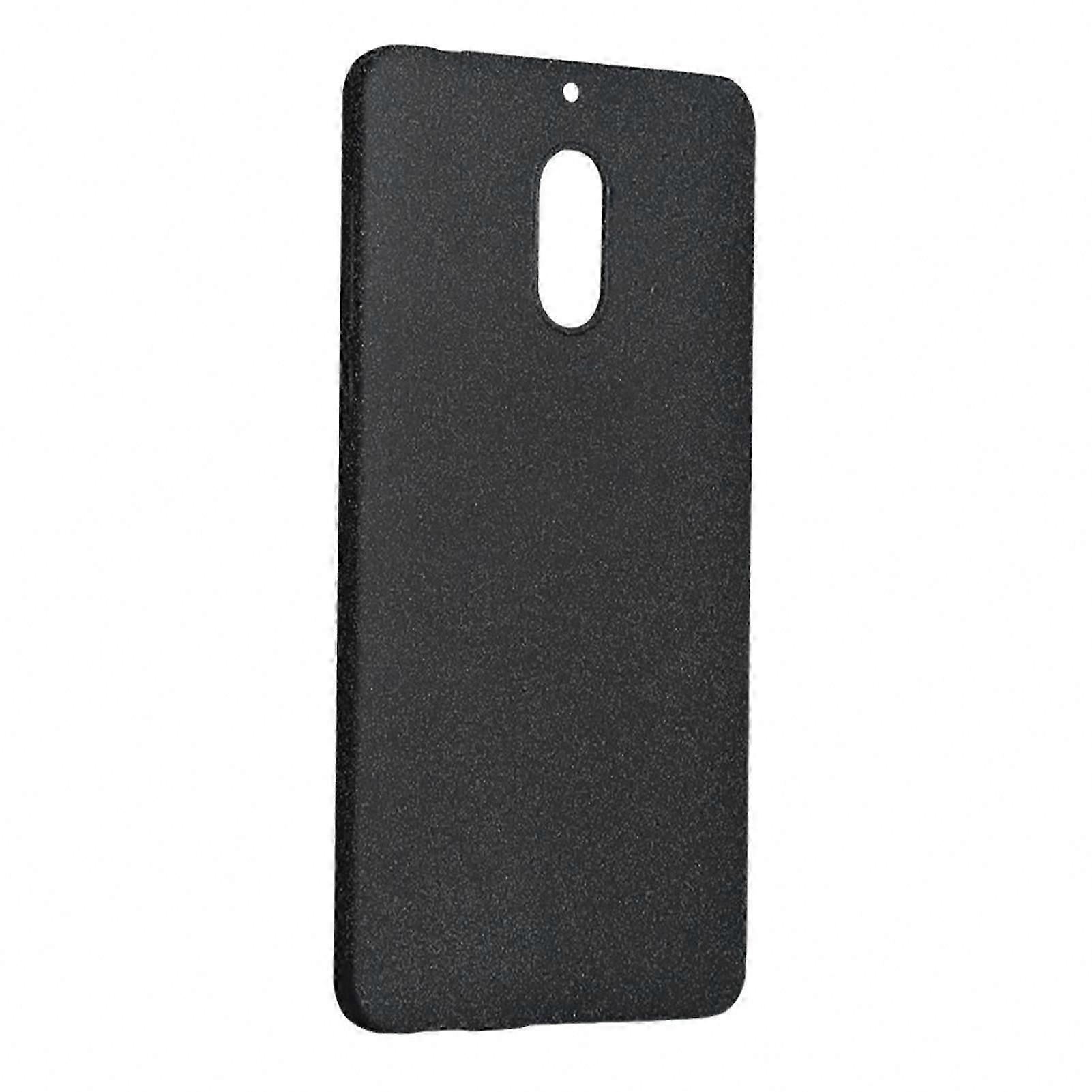 6 Ultra-Thin Shockproof TPU Phone Case, Matte Black Soft Shell