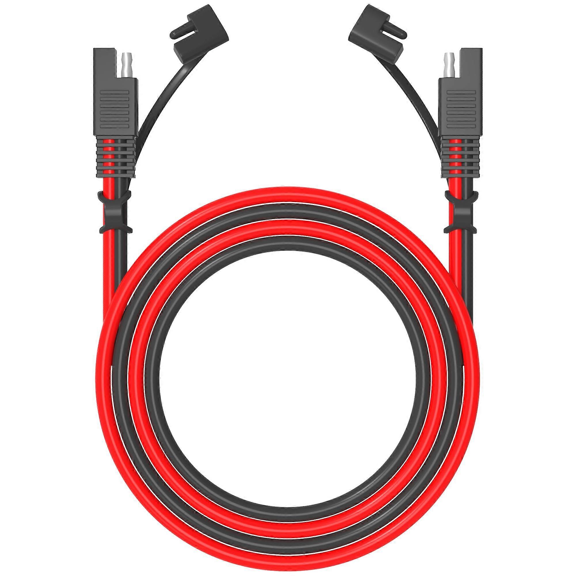 SAE Connector Cable 3FT 16AWG Quick Disconnect Solar Panel Extension Wire for RV Motorcycle Boat