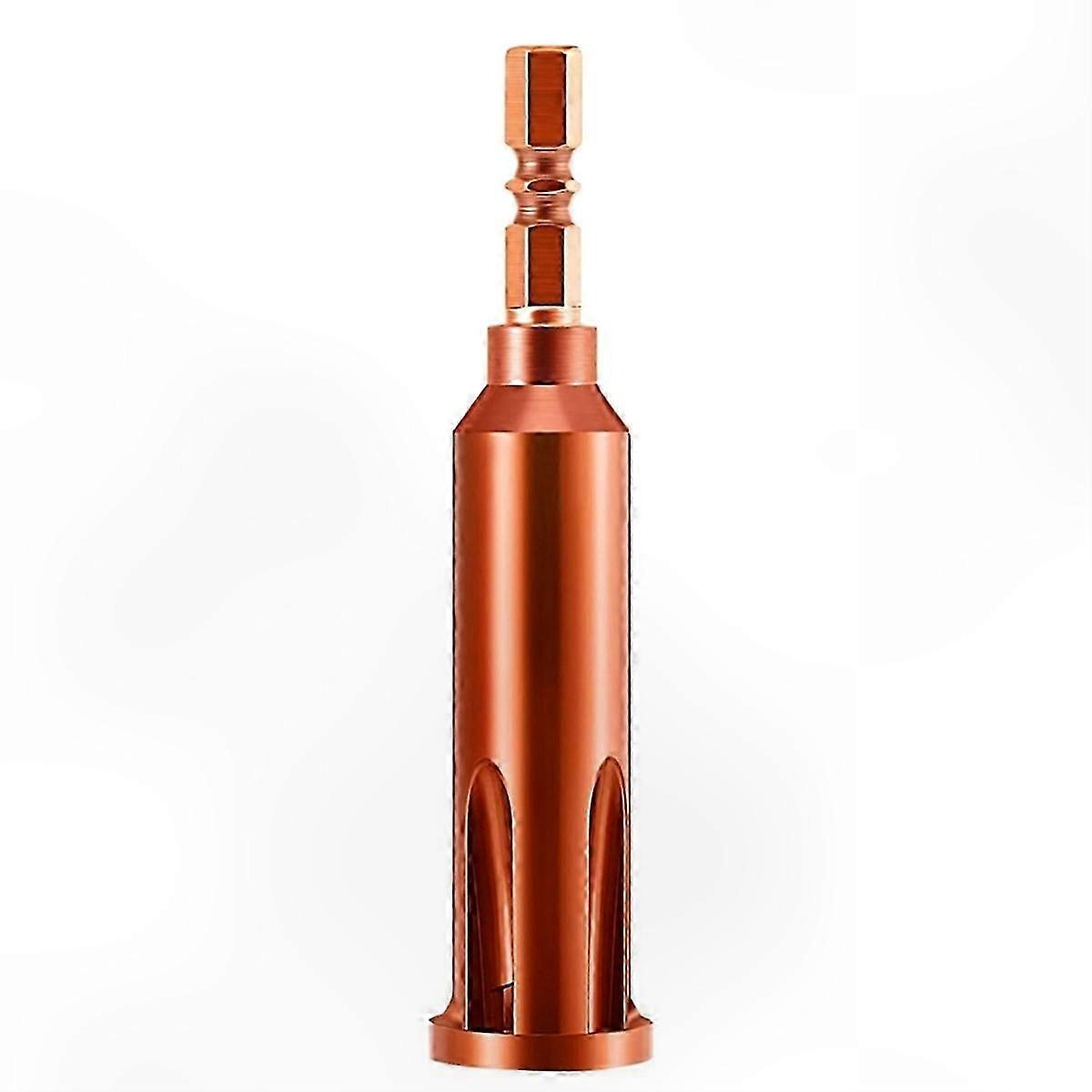 Electrician's Drill-Powered Wire Twisting and Stripping Tool for Cable Preparation