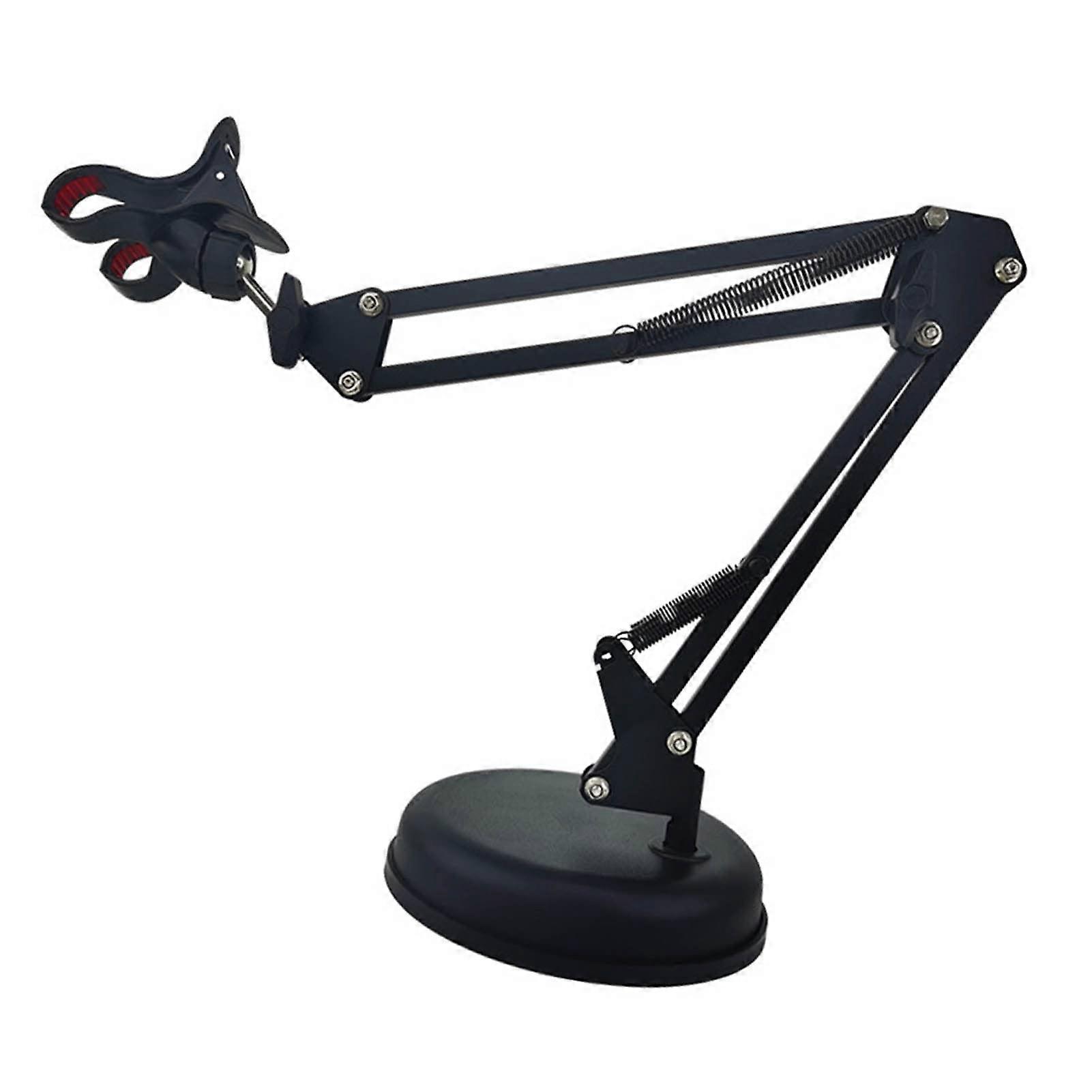 Metal Adjustable Phone Holder with 2000g Load Capacity, Rustproof Desktop Stand for Recording