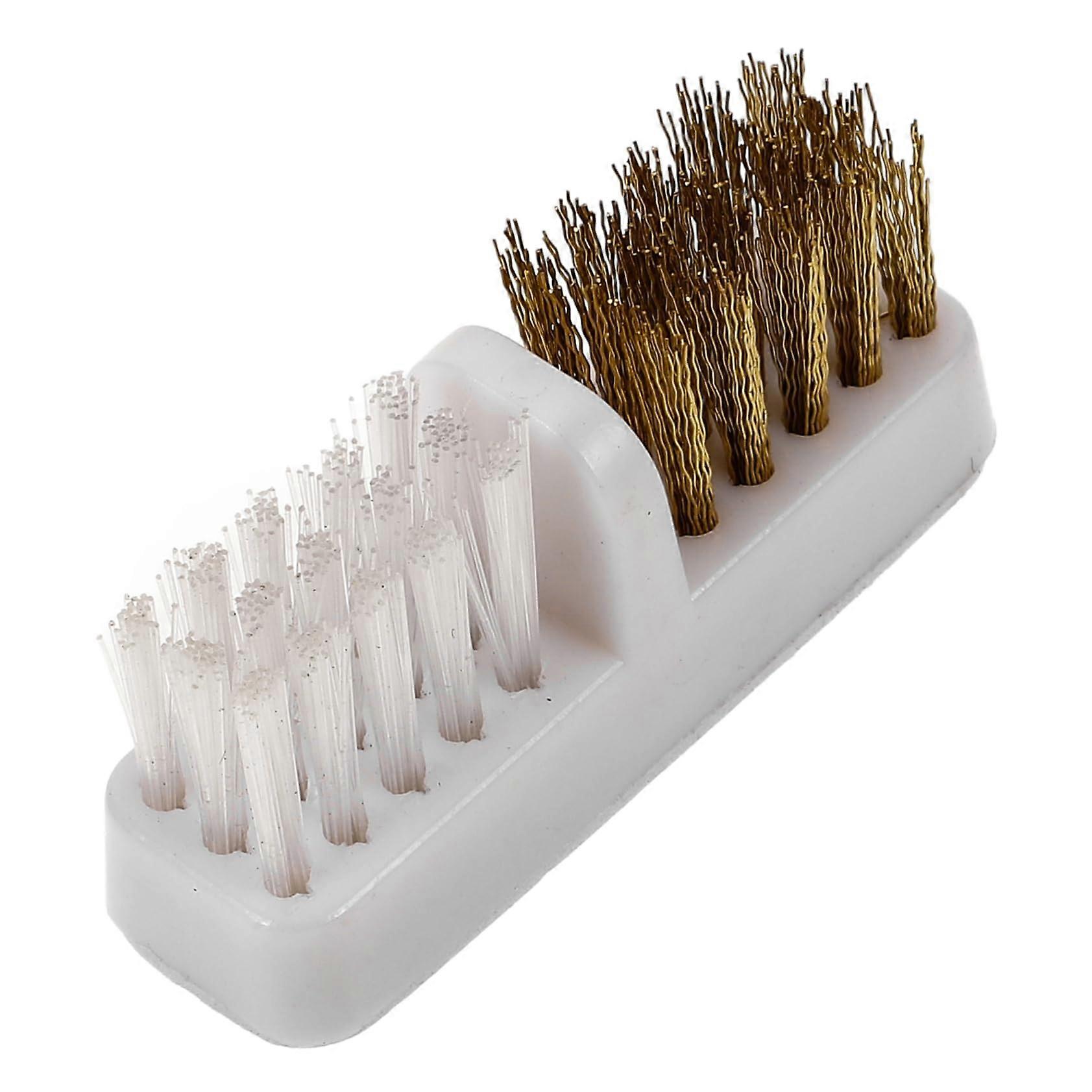 Nail Drill Bit Cleaning Brush with Copper Wire for Efficient Dust Removal, Salon and Home Use