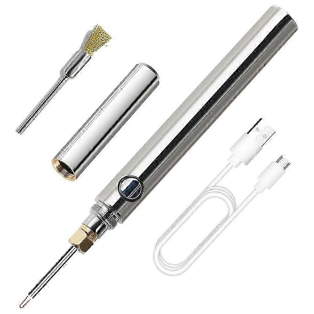 Thread Burner, Rechargeable Thread Zapper Tool with Replacement Tip, USB Burning Pen for String, Beading, Embroidery
