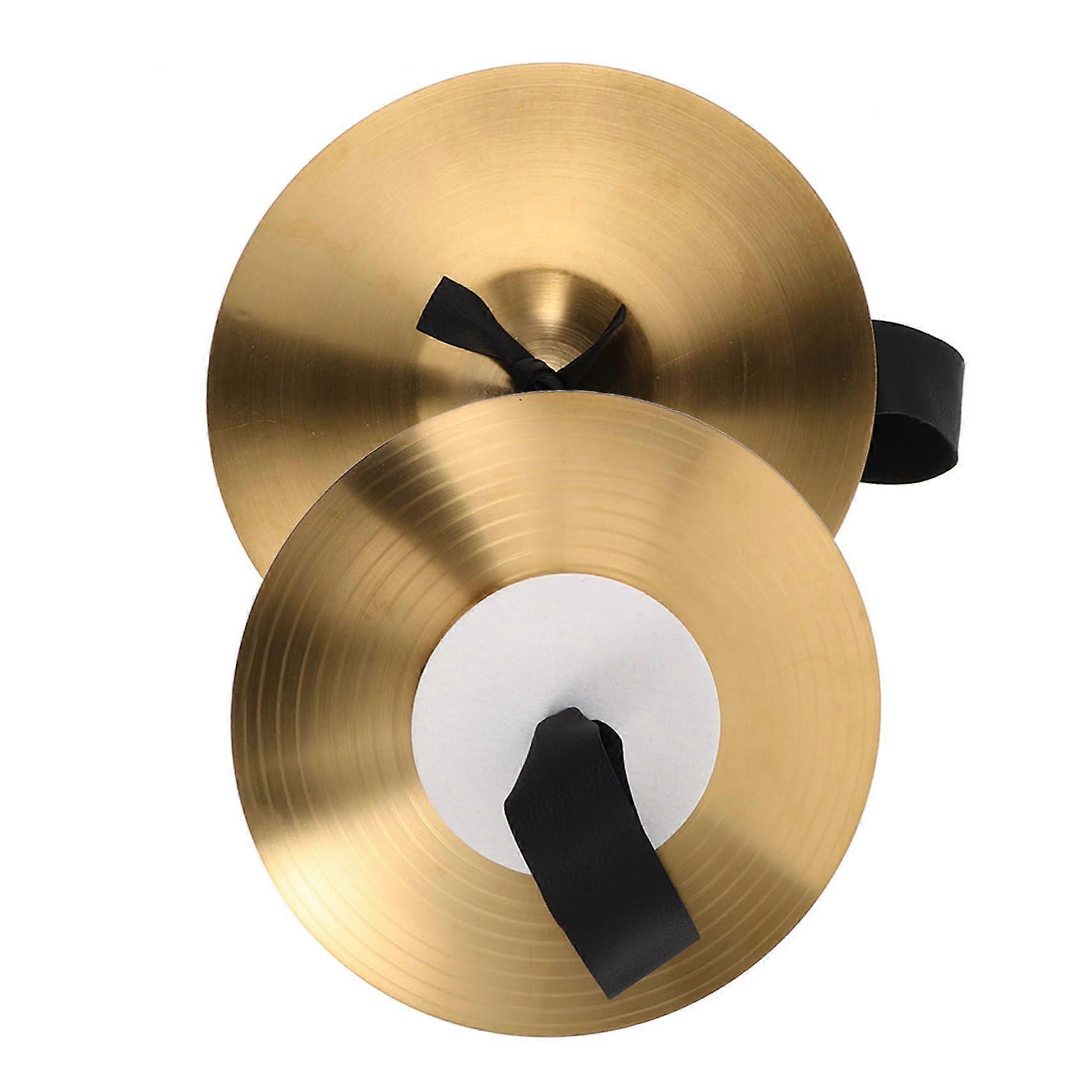 Hand Cymbals Durable Metal Construction for School Music Classes and Dance Performances