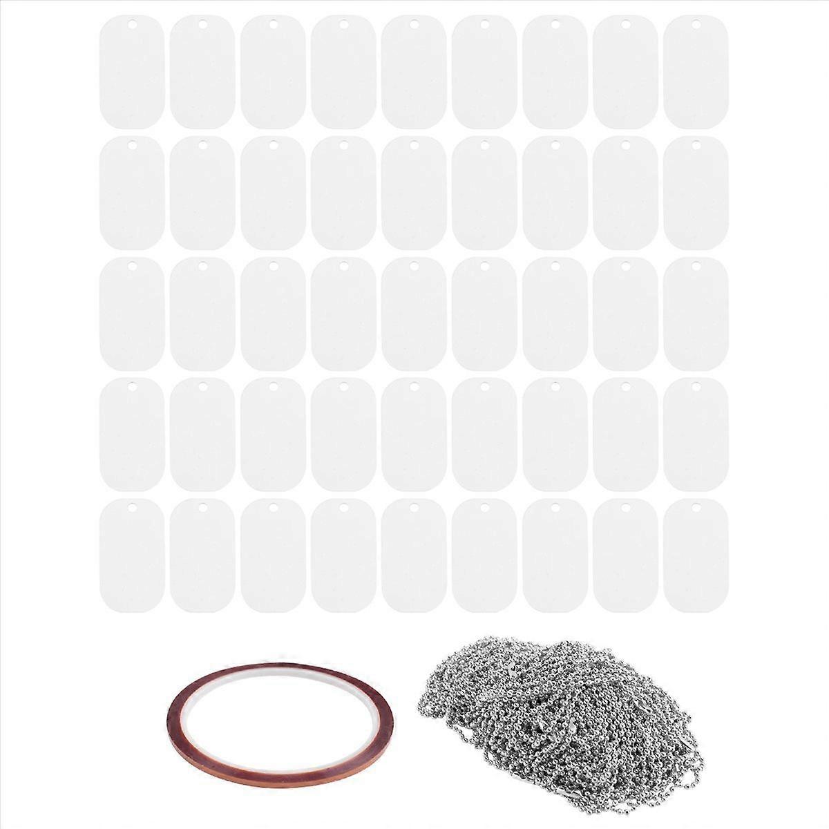 45Pcs Sublimation Blank Dog Tag