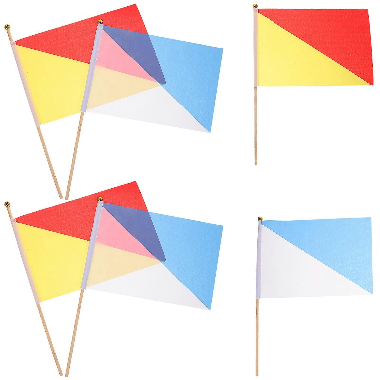 Signal Flag Referee Flag for Performance Use 24Pcs Commanding Flags