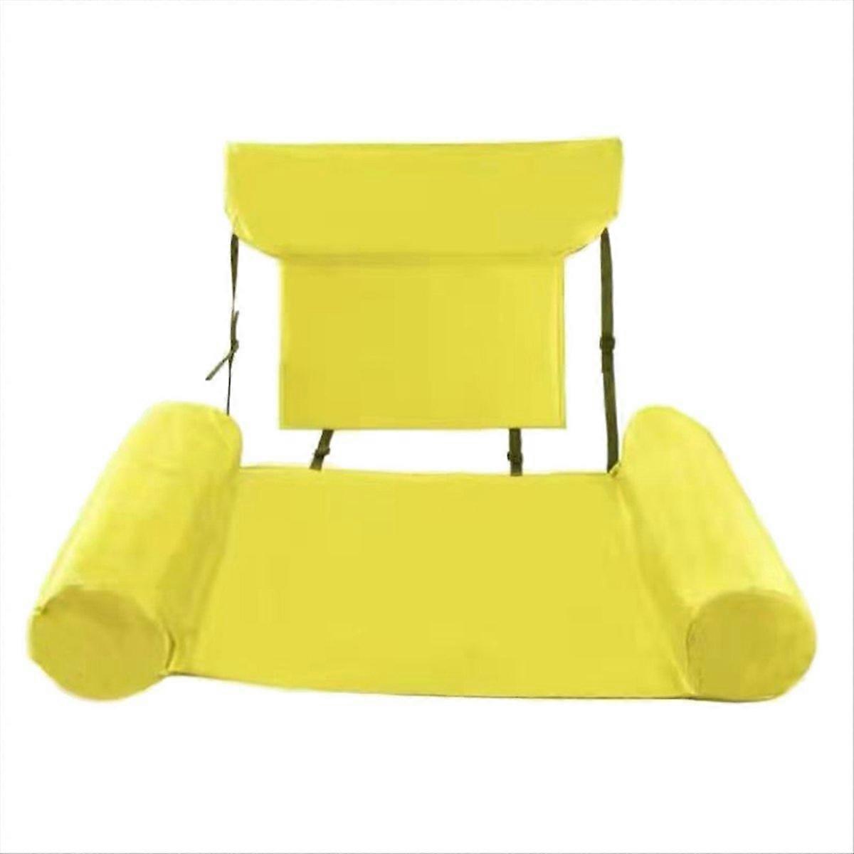 Pool Float Chair, Adult Inflatable Pool Yellow