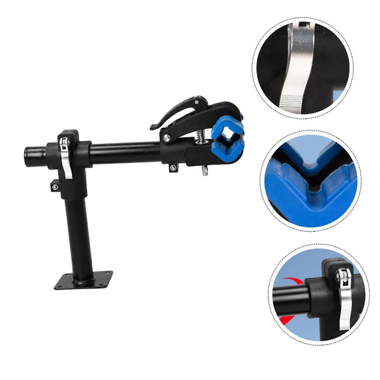 Wall Mounted Bike Rack with Adjustable Holder, Scratch Frame, Durable Garage Storage