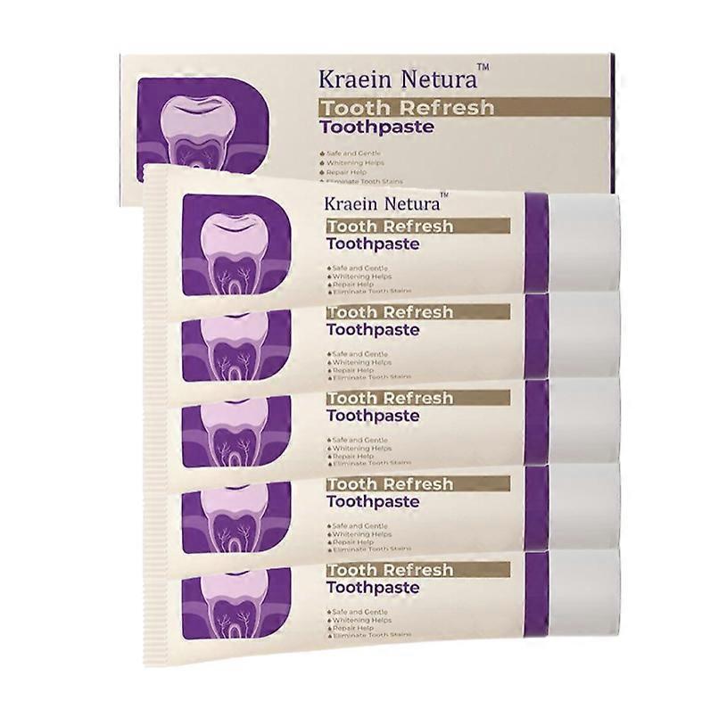 1-5pcs Nature Tooth Refresh Toothpaste, Hydroxyapatite Toothpaste for Sensitive Teeth
