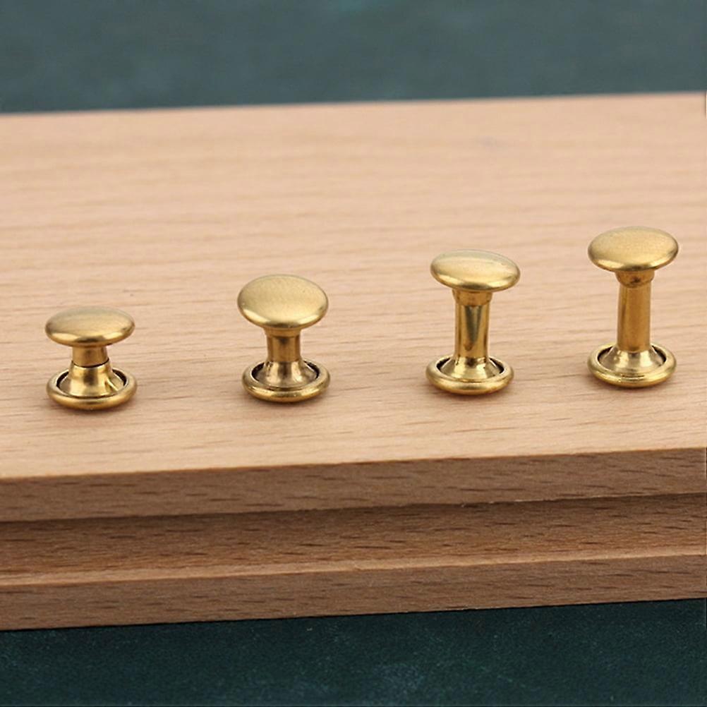 Copper Rivet Kit Decorative Rivets Brass 40 Sets