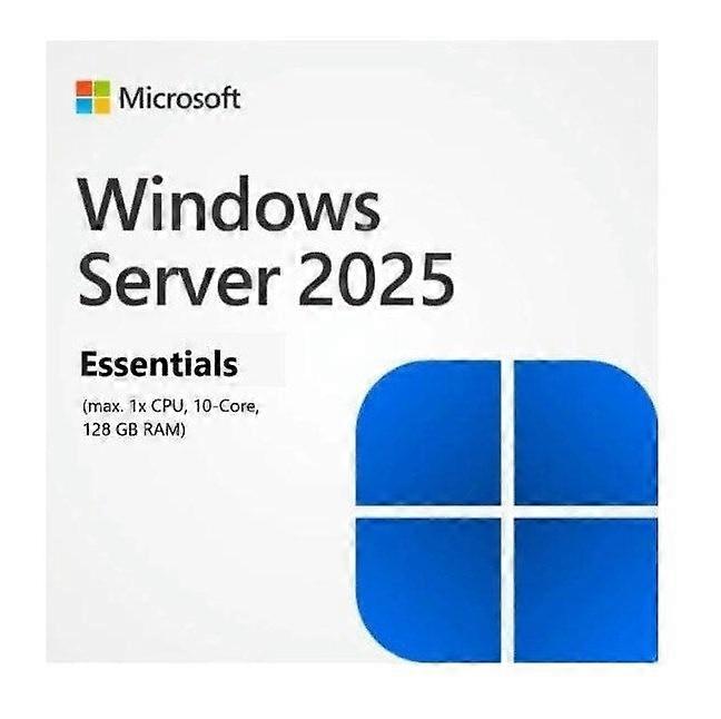 Microsoft Windows Server 2025 Essentials - Licence - 10 jader - Rok - Vícejazyčný