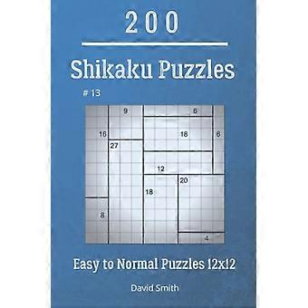 Shikaku-Rätsel – 200 einfache bis mittelschwere Rätsel (12x12), Band 13