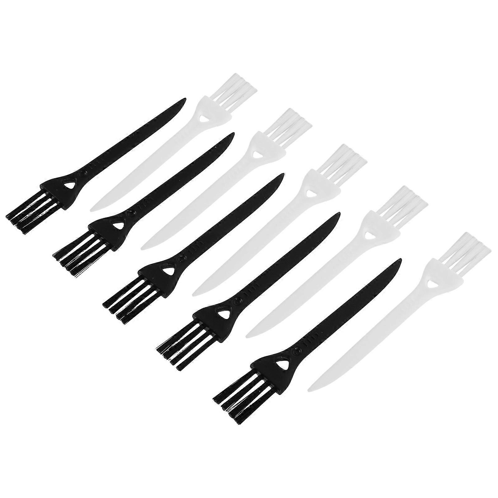 Small Cleaning Brush Set for Razor Versatile Cleaning 10Pcs Plastic