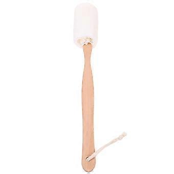 Ryggrengöring för dusch långskaftad kroppsborste exfolierande badrum badkarsvåtservett kroppsborste beige 37.00X9.00X8.00CM hudskydd 1 st