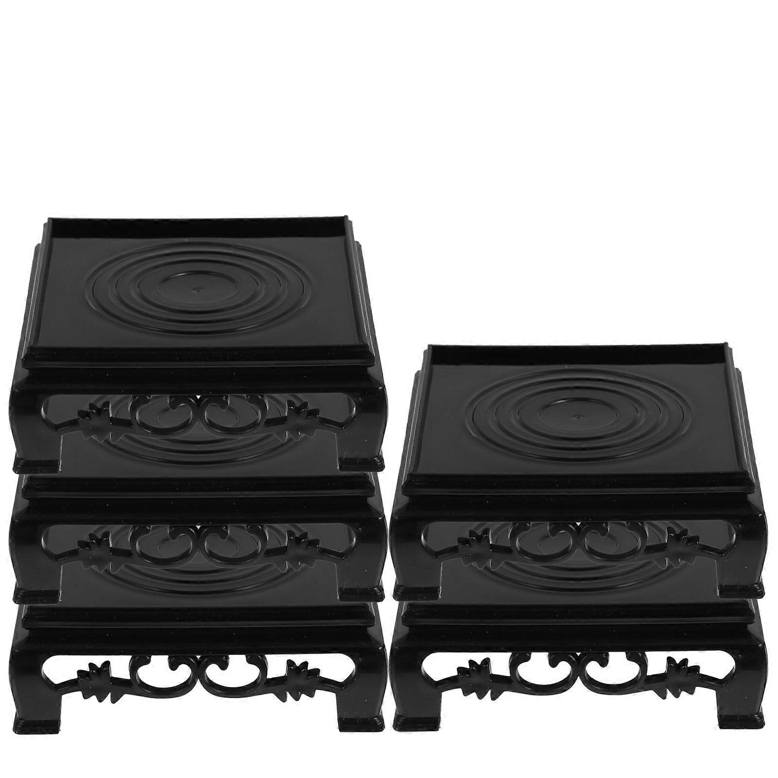 Plastic Vase Display Stand for Storage 5Pcs Bowl Riser