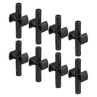 Children Trampoline Parts Replacement for Enclosure Pole Gap Spacers 8Pcs