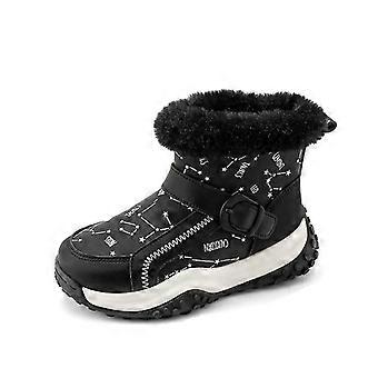 Scarpe da neve per ragazzi da bambina Stivali invernali Stivaletti Stivaletti per bambini Pelliccia calda antiscivolo 2Kf73