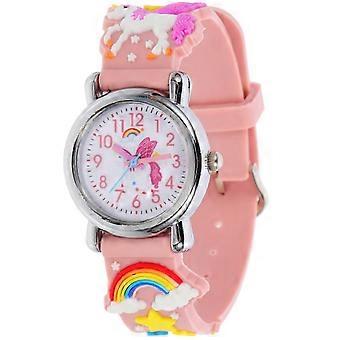 Kids Unicorn Watch Cartoon Band Wrist Watch for Boys Girls Students