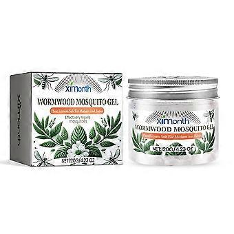 Natürliches pflanzliches Anti-Mücken-Gel mit Beifußbalsam, Citronellaöl und Knoblauchextrakt für den Familiengebrauch, 120 g