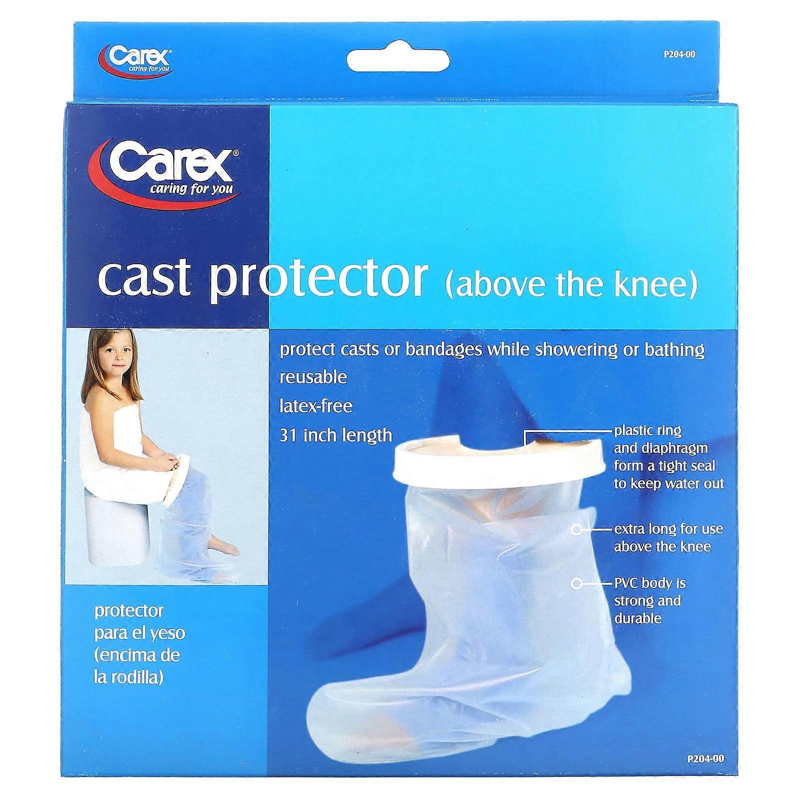 Carex, Cast Protector, Above The Knee, 1 Protector, 2-Pack