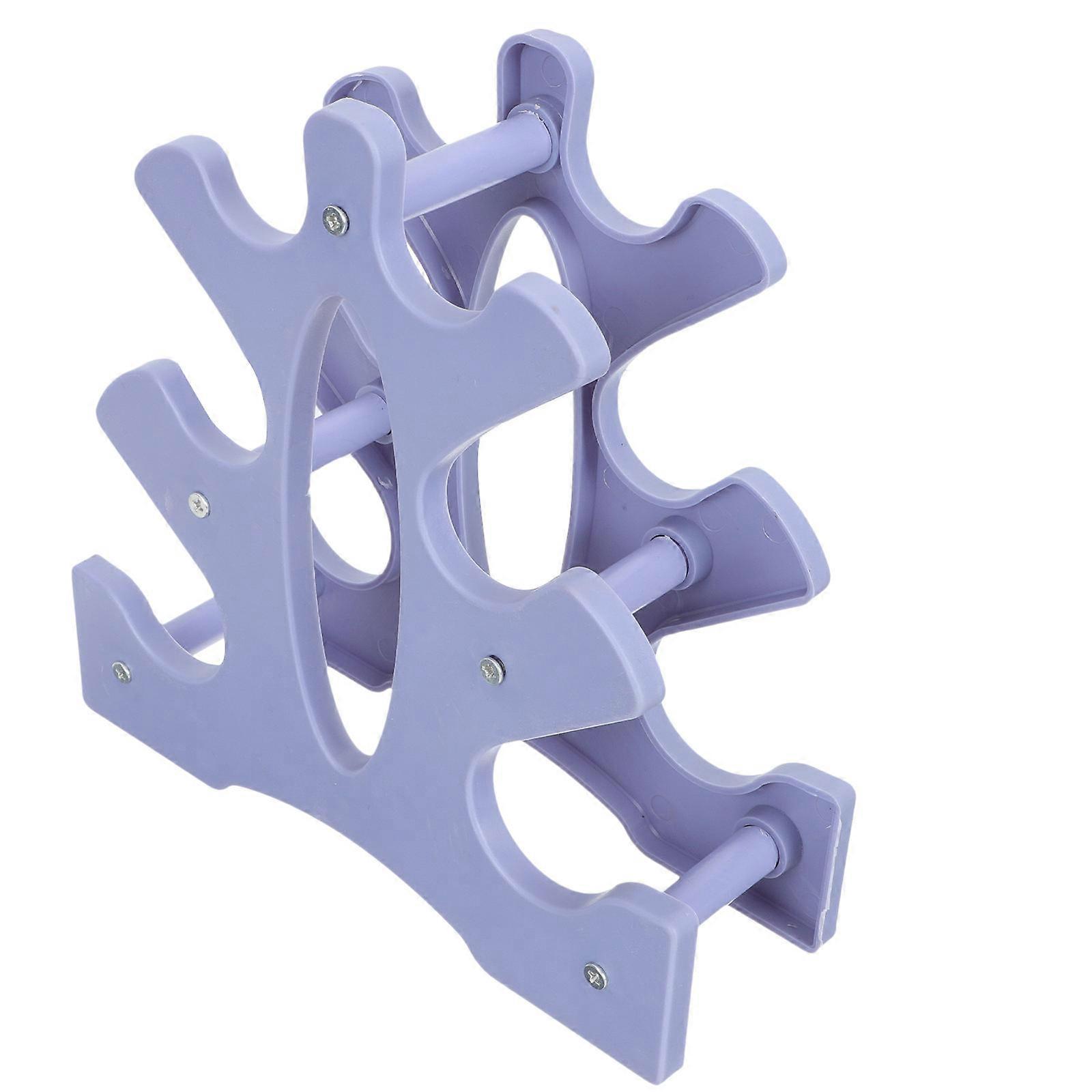 Support d'haltères en ABS, support de rangement double face pour haltères