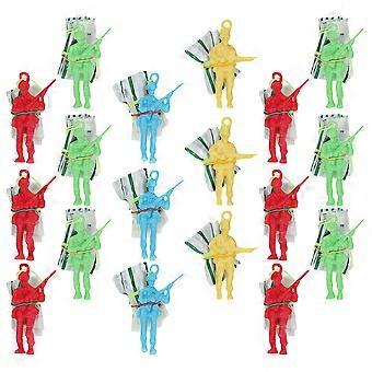 30pcs Parachute Toys Throwing Parachute Outdoor Children Flying Toys Gift