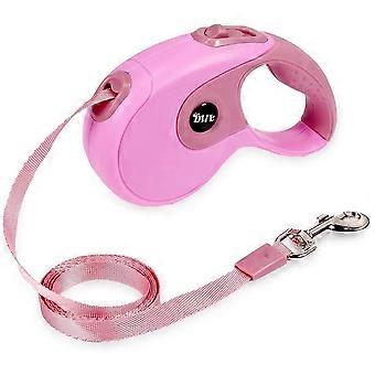 Retractable Dog Leash, 16.4ft Walking Leash for Small Medium or Larger Dogs up to 89lbs, Tangle Free, One Button Break & Lock, Waste Dispenser and Bag
