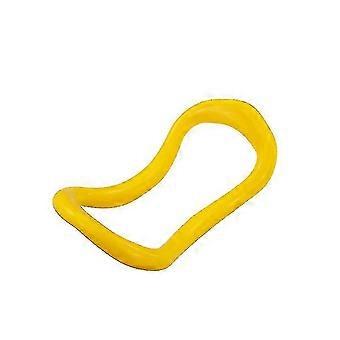 Yoga Circle Stretch Resistance Ring Pilates Gym Fitness Training Workout Tool(2pcs,yellow)