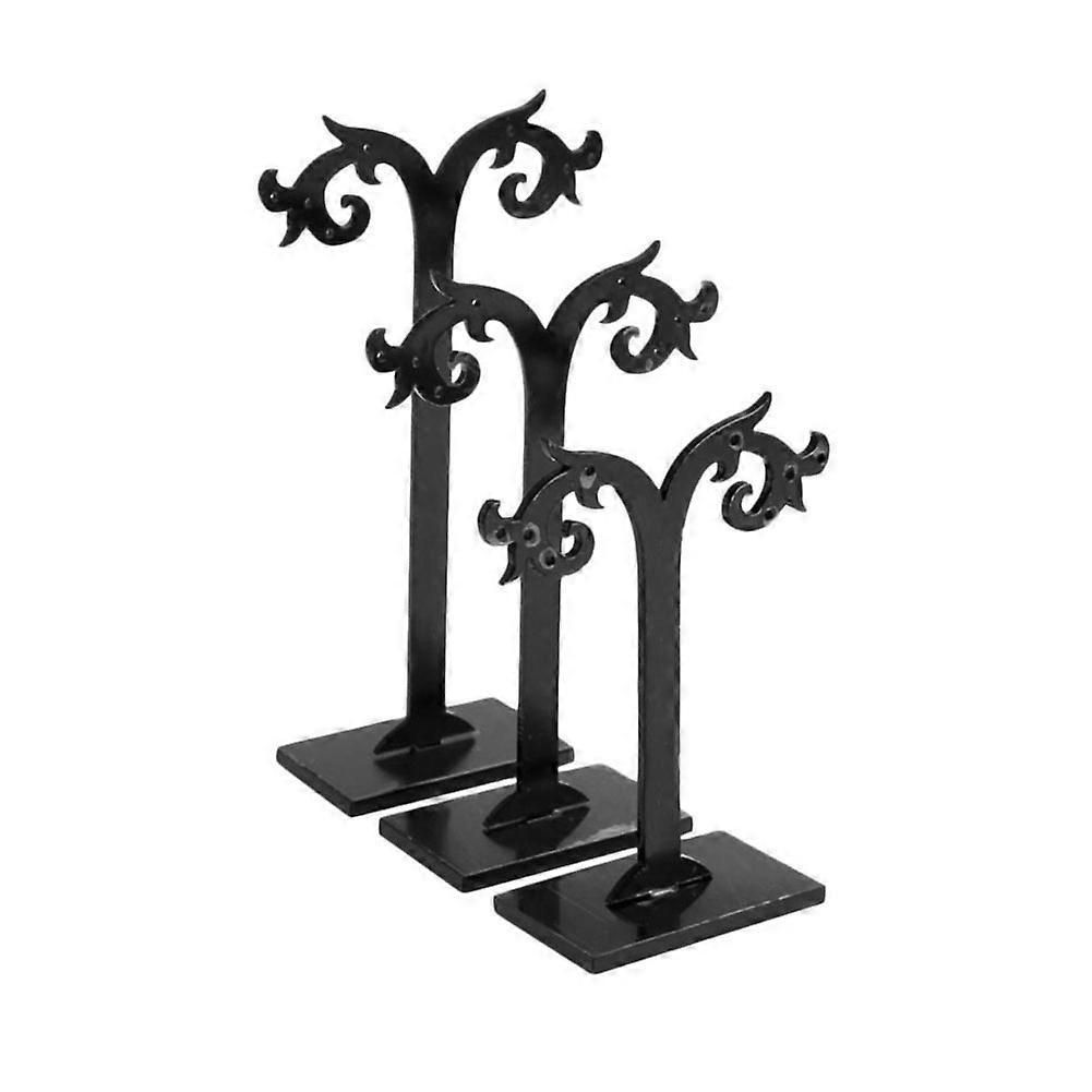 Earring Storage Stand - 3Pcs Acrylic Display Rack for Studs
