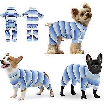 Post Surgery Dog Onesie For Female Male Abdominal Wound Bodysuit With Sleeves