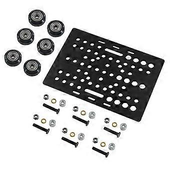 V-Nuten-Portalplatte Set 20-80mm mit V-Nut Solid V Wheel Pom Kit für Profile Cnc Maschine Teil 3d