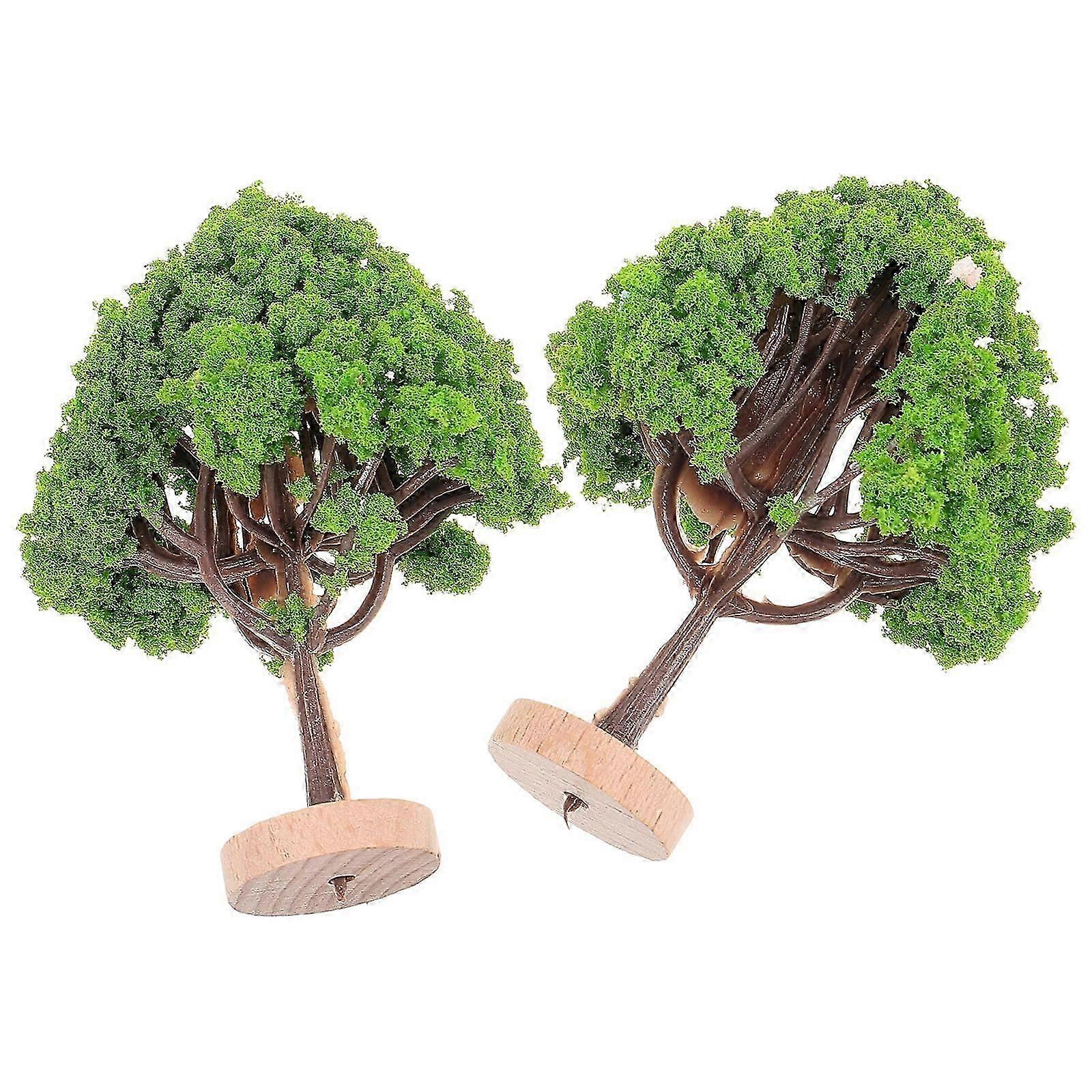 10Pcs Miniature Model Trees for Sand Table Landscape Decoration