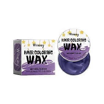 Crème colorante pour cheveux pour enfants Wiieey Purple, douce, facile à colorer, facile à nettoyer, pâte colorante tendance pour cheveux pour enfants