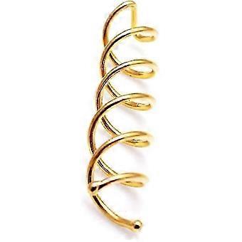 50pcs Golden Spiral Hair Pins Non Scratch Round Tips for DIY Hair Styling